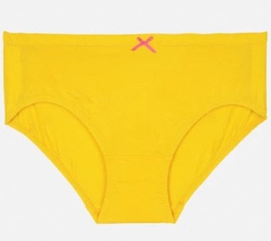 Ropa interior de algodón para niñas, bragas de algodón lisas para uso diario, bragas de algodón elásticas para niñas, ropa interior cómoda para uso diario. - Product Image 1