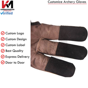 Fabricant OEM fournissant des gants de tir à l'arc élastiques, des protège-doigts en cuir épais, des distributeurs de marques privées - Product Image 2