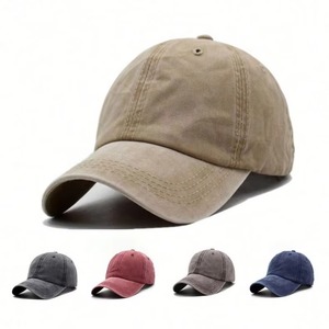 Hot Selling Promotional Polyester Adjustable Trucker <b>Dad</b> <b>Hat</b> Embroidery Logo Acid Wash Sports Baseball Cap Common Sporty - Product Image 4