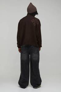 Printed <b>Custom</b> Men's Sweatshirt Personalized Long Sleeve Streetwear OEM Casual Wear <b>Custom</b> Design Apparel Top Clothing Style - Product Image 5