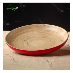 Juego de Vajilla de Bambú Biodegradable y Ecológico Personalizado - Vajilla Natural Reutilizable y Duradera con Diseño Clásico para Fiestas - Product Image 1