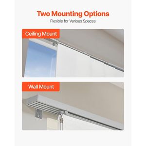 Tende a Pannello Verticali Regolabili Estensibili 45.8-86 W, Tende a Pannello Ritagliabili 96 H, Tende, Persiane e Tapparelle - Product Image 6