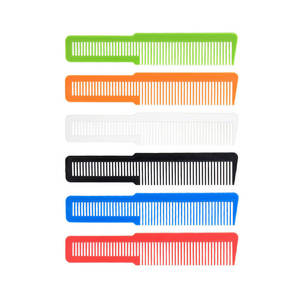 Peigne de coiffure antistatique avec manche ajouré, en plastique, pour la coupe et le coiffage des cheveux, idéal pour les salons professionnels et l'usage domestique - Product Image 1