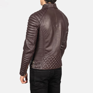 Chaqueta de Invierno de Cuero Vacuno Genuino de Alta Calidad y Nuevo Estilo para Hombre, Recién Llegada, Último Diseño, Precio Bajo - Product Image 3