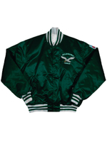 Veste d'hiver unisexe en satin vert et blanc de Philadelphie 2026, chauffante, écologique et respirante, pour équipe de football américain