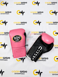 No Boxing No Life - Guantes de Boxeo Profesionales de Estilo Mexicano con Cordones, Unisex, de Cuero Auténtico, Antideslizantes, que Absorben la Humedad, para Entrenamiento al Aire Libre - Product Image 5