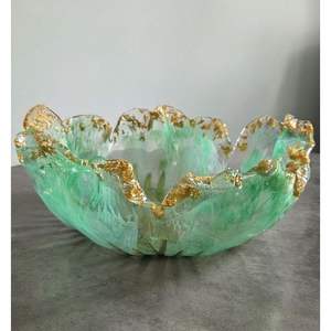 Bol en résine artisanal pour la maison et le bureau Décoration de luxe Vase en résine élégant - Product Image 1