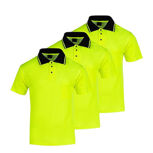 Camisa de Seguridad de Poliéster Transpirable de Alta Visibilidad para Hombre, Reflectante, Impermeable, Personalizada, Talla Grande, Ropa de Trabajo de Verano, Camisa Polo para Hombre - Product Image 4