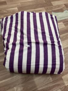 Tissu violet tendance à rayures grande capacité pour sacs, vêtements et rideaux – Impression personnalisée – Vente chaude - Product Image 4