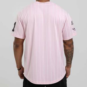 เสื้อเบสบอลซอฟต์บอลผู้ชายแบบใหม่ สไตล์สั่งทำพิเศษ สีขาว เสื้อเบสบอลเยาวชนทรงเข้ารูป เสื้อเบสบอลแบบสั่งทำพิเศษด้วยเทคนิคการพิมพ์แบบระเหิดสี สำหรับทีม - Product Image 2