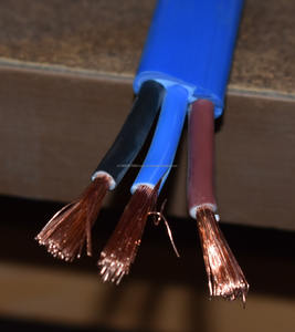 1.5ตร. ม. ปั๊มน้ำ3แกนสายแบนพีวีซีหุ้มฉนวนลวดทนน้ำยืดหยุ่นสำหรับปั๊มน้ำลึกและลึก - Product Image 2