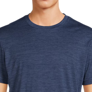 เสื้อยืดออกกำลังกายผู้ชายลายเฮเธอร์ แขนสั้น สวมใส่สบาย เหมาะสำหรับออกกำลังกายที่ยิมหรือฟิตเนส - Product Image 5