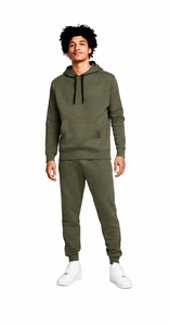 Conjunto de Sudadera con Capucha Gris Oscuro para Hombre, Traje Deportivo Informal de Corte Regular, Transpirable y Ligero, de Poliéster/Algodón - Product Image 4