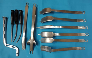Vente en gros : Ensemble d'instruments médicaux de qualité supérieure pour rétracteur de hanche total antérieur Unger, en acier inoxydable allemand, certifié CE - Product Image 3