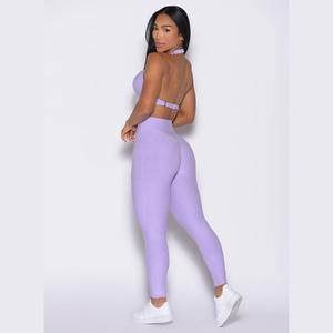 2026 Neuerscheinung Maßgefertigtes Nahtloses Gym-Leggings-Set Hochtaillierte Fitness-Yoga-Bekleidung Activewear OEM ODM Großhandel Aktive Fitnesskleidung - Product Image 5