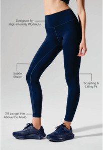 Premium High Waist Women’s Athletic <b>Legging</b> Stretch Breathable Fitness Yoga Workout Running Gym Activewear Pants <b>Seamless</b> Design - Product Image 6