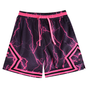 Pantaloncini da Basket e <span class=keywords><strong>Calcio</strong></span> Personalizzati di Alta Qualità in Stile Americano, con Tessuto <span class=keywords><strong>a</strong></span> Rete ad Asciugatura Rapida, Taglie XS-4XL - Product Image 4