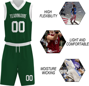 Ensemble de Basketball Unisexe Grande Taille Respirant en Polyester, Dernière Conception Sublimée, Matière la Plus Vendue, Vente en Gros, OEM - Product Image 6