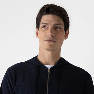 Luxury Zipper Front Hoodie for Men in Various Colors <b>100</b>% <b>Polyester</b> Fleece - Product Image 3