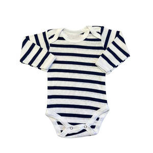 Vente en gros DNW Combinaison pour nouveau-nés et bébés, manches courtes, tricotée en Lyocell, imprimée, colorée, avec boutons-pression, décontractée, été - Product Image 1