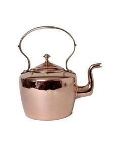 Bouilloire à thé en cuivre au design culturel, inspirée des modes de vie traditionnels et des habitudes de thé authentiques - Product Image 3