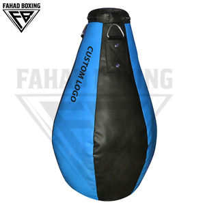 Wholesale Rate Customized Logo Print Pu Leather Pure Black Color Highest Premium Quality Heavy-Duty Oxford Fabric Punching Bag - Product Image 3