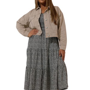 Chaqueta Vaquera de Mezclilla para Mujer de Talla Grande de la Mejor Calidad, Tela al por Mayor Personalizable, Muestra Gratuita - Product Image 3