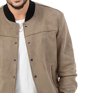 แจ็คเก็ตเบสบอลแบบ Letterman สำหรับผู้ชาย ปรับแต่งได้ตามความต้องการของ OEM แจ็คเก็ตเบสบอลแขนยาวสำหรับผู้ชาย สำหรับขายออนไลน์ - Product Image 3