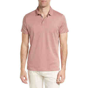 Polo de Cuello Redondo Blanco de Primera Calidad, Unisex, para Bordar con Logotipo Personalizado, Camiseta Polo para Hombre - Product Image 1