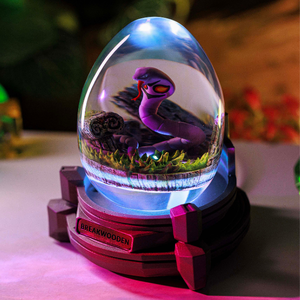 Lamp custom resin, Snolax lamp resin, custom night light, po.ke.mon lamp epoxy, art deco lamp, Personalized gift, Handmade gift - Product Image 2