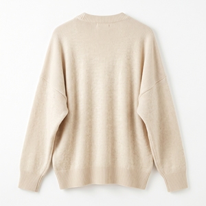 Suéter de lana extragrande para mujer, para invierno |   Suéter Casual Cálido Premium |   Fábrica Mayorista OEM ODM |   Logotipo Personalizado |   MOQ bajo - Product Image 3