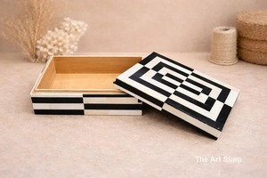 Resin Jewelry Boxes with Handmade Model Custom Logo <b>Thin</b> Necklaces <b>Rings</b> Organizer Pattern Display - Product Image 2