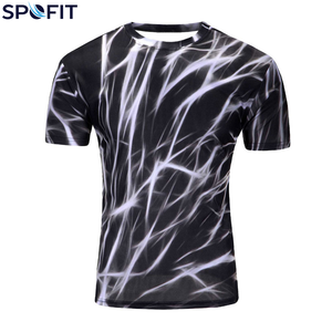T-shirts de sublimation en gros, séchage rapide, respirants, pour hommes et femmes, tissu jersey 100% polyester, design de logo personnalisé - Product Image 1