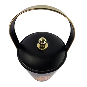 Cubo de Hielo de Diseño Negro de Lujo con Asa Dorada para Bares en Casa, Fiestas, Enfriamiento de Cócteles, Regalos y Entretenimiento Elegante - Product Image 6