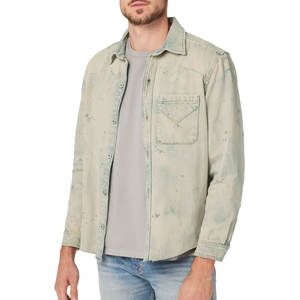Chemise en jean décontractée 100 % coton respirant, coupe élégante pour homme, séchage rapide, confort toute la journée - Product Image 1