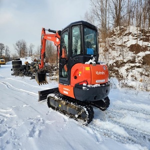Excavadora Usada Kubota, Excavadora de Cadenas, Equipo de Construcción Compacto Usado de Alta Resistencia, Excelente Estado de Funcionamiento - Product Image 2