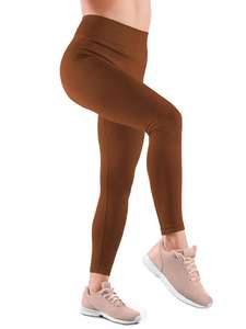 Leggings de Cintura Alta para Mujer con Tela Elástica, Pantalones de Yoga sin Costuras para Gimnasio, Correr, Entrenamiento y Uso Diario - Product Image 1