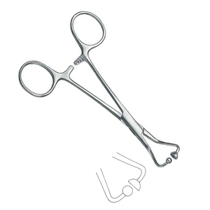 Pinces à serviettes Backhaus en acier inoxydable pour interventions chirurgicales, pinces de drapage de précision pour usage hospitalier et clinique - Product Image 6