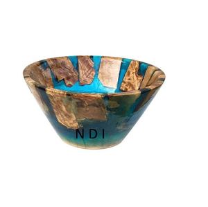 Finition personnalisée bol à soupe en bois vaisselle bol de service taille personnalisée en vrac en gros nouilles bol de serveur - Product Image 6