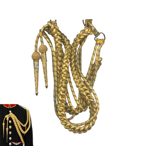 Fil métallique tressé de qualité supérieure pour aiguillette d'uniforme - Product Image 4