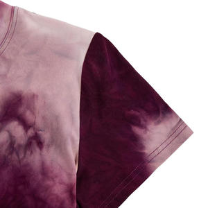 Custom Women's Oversized <b>Tie</b> <b>Dye</b> T-Shirt 100% Cotton Breathable Casual Summer <b>Top</b> Trendy Fashion Apparel Private Label XS - Product Image 3