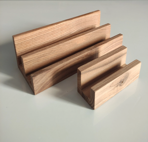 Personalized Office Desk Wood Business Card Holder Business Card Display Box With Engraving Desk Card <b>Shelf</b> Storage Holder - Product Image 5