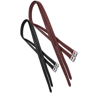 Bridon de cheval personnalisé en cuir pour selle western, avec corde, grande taille, réglable, antidérapant, mors de compression, durable et léger - Product Image 1