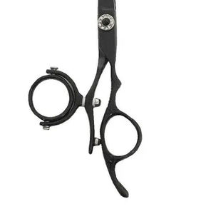 Ciseaux à cheveux en acier inoxydable avec poignée pivotante confortable - Product Image 5