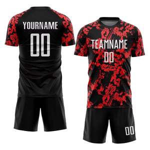 Uniforme de Fútbol con Diseño Personalizado por Transferencia de Calor, MOQ Bajo, Servicio OEM ODM, Proveedor Directo de Fábrica, Camiseta de Fútbol para Adultos - Product Image 1