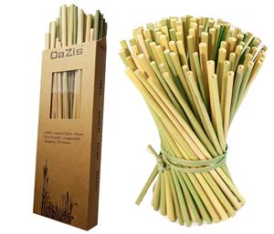 Pailles à boire en herbe de qualité supérieure, durables, jetables, compostables, naturelles, fabricant en gros au Vietnam - Product Image 6