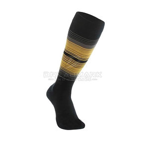 <b>Men's</b> Knee High <b>Striped</b> Sports <b>Socks</b> Breathable Knitted Spandex Polyester Autumn Wear Regular Style - Product Image 5