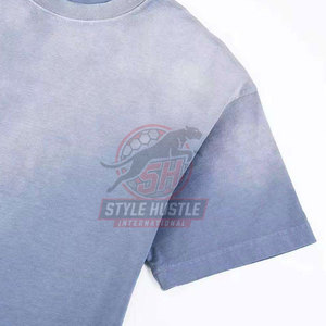 T-shirts en coton délavés au soleil, coupe ajustée, manches courtes, en vente en ligne - Product Image 5