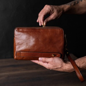 Genuine Leather Handmade <b>Cute</b> Square Slim Bifold <b>Wallet</b> for Men with Multiple Card Slots and Cash Pocket Budget Friendly - Product Image 4