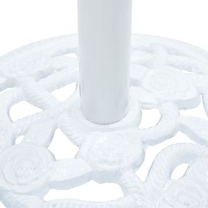 Base per ombrellone da 19.8 lb 15.7 \ "in ghisa bianca - Product Image 5